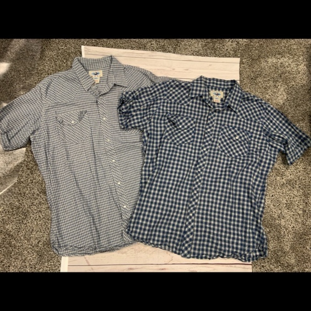 2 Painted Mesa  Short sleeve shirts 100% Cotton Mens 2XL